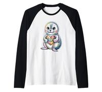 Puzzle de Sensibilisation à l'Autisme - Soutien à la neurodiversité du cœur Manche Raglan