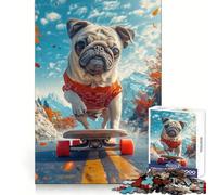 Puzzle de Skate Carlin pour Adultes, 1000 pièces, renforce la mémoire, Passe-Temps à la Maison, Bords Nets, Cadeau élégant (50x75cm)