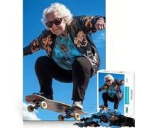 Puzzle de Skateur Senior 1000 pièces pour Adolescents Renforce la mémoire, apaise et détend Qualité supérieure (50x75cm)