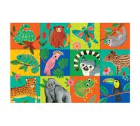 Puzzle De Sol - Amis De La Forêt Tropicale 48p Multicolor TU