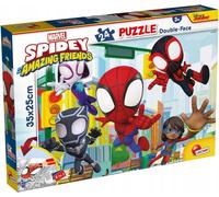 Puzzle De Sol Double Face M-Plus 24El Marvel Spidey 99603 Lisciani
