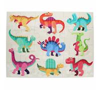 Puzzle de sol enfant Rex London Dinosaures Blanc 61x46x0,3 cm