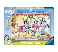 Puzzle De Sol Géant Bluey De Noël 24 Pièces Pour Enfants À Partir De 3 Ans