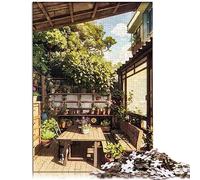 Puzzle de Style Japonais 1000 pièces Puzzle en Bois pour Adultes et Enfants de 12 Ans et Plus Relax Puzzles Games29.5" x 19.7"/75 * 50cm.