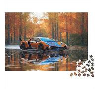 Puzzle de Supercars captivant et Stimulant pour Adultes. Idéal pour des Jeux en Famille et comme Cadeau d'anniversaire ou de Noël. 1000 pièces (75 x 50 cm).
