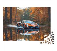 Puzzle de Supercars : Un Jeu éducatif idéal pour Toute la Famille, à la Fois captivant et Difficile. 300 pièces (40 x 28 cm).