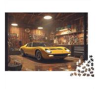 Puzzle de Supercars : Un Jeu éducatif idéal pour Toute la Famille, à la Fois captivant et Difficile. 300 pièces (40 x 28 cm).