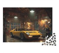 Puzzle de Supercars : Un Jeu éducatif idéal pour Toute la Famille, à la Fois captivant et Difficile. 300 pièces (40 x 28 cm).