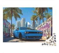 Puzzle de Supercars : Un Jeu éducatif idéal pour Toute la Famille, à la Fois captivant et Difficile. 500 pièces (52 x 38 cm).