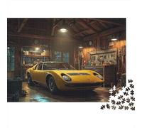 Puzzle de Supercars : Un Jeu éducatif idéal pour Toute la Famille, à la Fois captivant et Difficile. 500 pièces (52 x 38 cm).