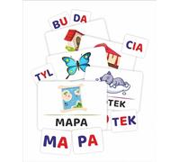 Puzzle de syllabes. Mots de deux syllabes 126 cartes