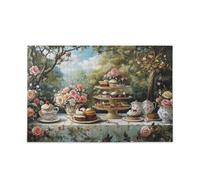 Puzzle de thé de l'après-midi pour adultes - 500 pièces - Chefs-d'œuvre stimulants et éducatifs