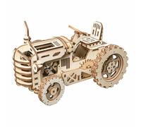 Puzzle De Tracteur Mécanique En Bois Robotime 3d