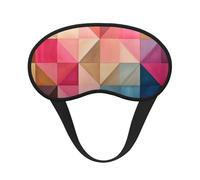 Puzzle de trois couleurs, masque de sommeil doux et confortable pour hommes, femmes, masque de sommeil confortable