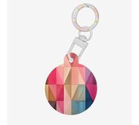 Puzzle de trois couleurs pour animaux de compagnie, médaille d'identification ronde en acrylique, parfait pour les chiens et les chats de petite et grande taille, mignon et fonctionnel