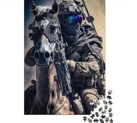 Puzzle de troupes de chevaux pour adultes, 1000 pièces, puzzles pour adultes et adolescents à partir de 12 ans, cadeaux pour la veille de Noël, 1000 pièces (75 x 50 cm)