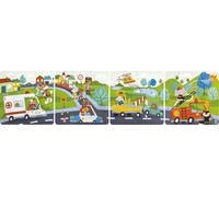 Puzzle de véhicules de secours Hape