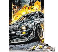 Puzzle de Voiture de Rallye du Futur 500 pièces pour Adolescents, Puzzle créatif en Bois, Jeu Familial, difficulté : 500 pièces (52 x 38 cm)