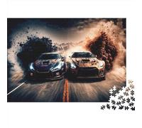 Puzzle De Voiture De Sport Cool pour Adultes - 1000 Pièces en Bois - Casse-Tête 75X50Cm