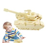 Puzzle de Voiture en Bois, Kit de Puzzle de Modèle de Voiture - Kit de Puzzle de Construction de Réservoirs - Puzzle de Voitures Anciennes, Kits de Modèles de Voitures