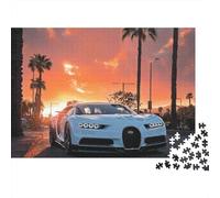 Puzzle de Voiture Supercar adapté aux Jeux en Famille, idéal comme Cadeau d'anniversaire, avec Une difficulté et Un défi élevés, 500 pièces (52 x 38 cm)