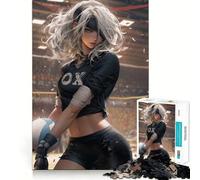 Puzzle de Volley-Ball pour Adultes 1000 pièces Jeu de mémoire et de réflexion Découpe Fine Finition Premium Un Moyen captivant de Passer Le Temps (38x52cm)