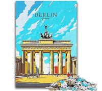 Puzzle de Voyage Allemagne Berlin pour Adolescents 2000 pièces, activités familiales Amusantes à la Maison, Cadeau d'anniversaire, Cadeaux de Voyage 2000 pièces (70x100cm)