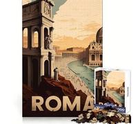 Puzzle de Voyage Rome pour Adultes,1000 pièces,pour stimuler la mémoire,Un Passe-Temps paisible,Un pour Les fêtes (38x52cm)