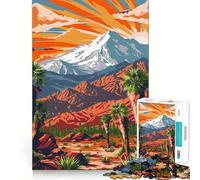 Puzzle de Voyage Sierra Nevada, 1000 pièces, pour Adultes, Jeu de logique, Lien Familial, découpe de précision, Surprise chaleureuse 38x26cm