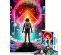 Puzzle de Voyageur spatio-temporel pour Adultes, 1000 pièces, Jeu de logique mentale, Doux et Relaxant, découpe Ferme, liste de souhaits du Père Noël 50x75cm