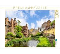 Puzzle · Dean Village, Water of Leith, Édimbourg | Vieille ville écossaise pittoresque · 1000 pièces · Format assemblé 64 × 48 cm · CALVENDO Puzzle
