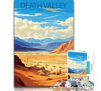 Puzzle Death Valley California 1000 pièces pour Adultes et Adolescents, Jeu Stimulant, idéal comme Cadeau pour Toute la Famille 50x75cm