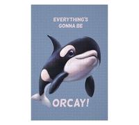 Puzzle Décoratif Everythings Gonna Be Orcay pour Adultes, 1000 PCS | Une activité puzzle flexible - un loisir seul ou à plusieurs pendant une soirée calme.