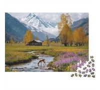 Puzzle décoratif « Paysages et Voyages » : Un défi Stimulant et Amusant, idéal pour Passer Le Temps. 1000 pièces (75 x 50 cm).