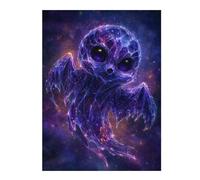 Puzzle Décoratif pour Adultes, Motif Cosmic Crystal Ghost, 500 PCS