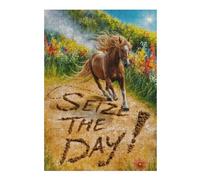 Puzzle Décoratif pour Adultes, Motif Seize The Day, 300 PCS