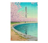 Puzzle Décoratif pour Adultes, Motif The Washington Monument, 300 PCS
