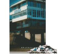 Puzzle Delfzijl, Puzzle rectangulaire en Papier à emboîtement précis pour Enfants et Adultes, Cadeau de Noël Unique, 1000 pièces (38 x 26 cm)