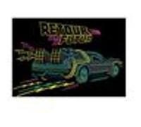 Puzzle Delorean Neon Francais 1000 pièces - Retour Vers Le Futur G