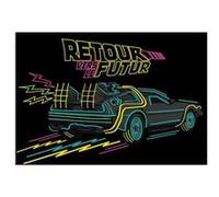 Puzzle Delorean Neon Francais 1000 pièces - Retour Vers Le Futur G