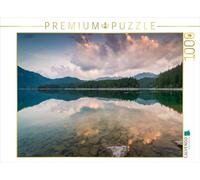 Puzzle · Demain à l'Eibsee | Une matinée d'été idyllique au bord du pittoresque lac Eibsee… · 1000 pièces · Format assemblé 64 × 48 cm · CALVENDO Puzzle