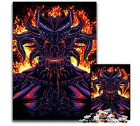 Puzzle Démon de l'enfer 1000 pièces pour Adultes, idéal pour Les réunions de Famille, Les Anniversaires et Les Vacances 26x38cm/10,23x14,96 Pouces