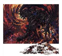 Puzzle Démon du Feu 1000 pièces Puzzles en Carton pour Adultes et Enfants Idée Cadeau Anti-Stress Staycation Kill Time 1000 pièces (26 x 38 cm)