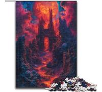 Puzzle Démons de l'enfer 1000 pièces pour Adultes et Adolescents, Cadeau Amusant et Anti-Stress pour Les Vacances à la Maison (26x38cm)
