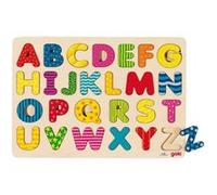 Puzzle d'encastrement Alphabet majuscules A-Z - GOKI Multicolore G