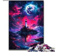Puzzle Dengta Under The Blood Moon 1000 pièces pour Adultes et Adolescents, Interaction Parent-Enfant intéressante pour réduire Le Stress (26x38cm)