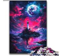 Puzzle Dengta Under The Blood Moon pour Adolescents 2000 pièces, Art intéressant, réduction du Stress, liste de souhaits avec Le Père Noël pour Les 14 Ans (70x100cm)