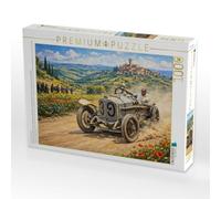 Puzzle · Der Deutsche Christian Werner belegte den achten Platz im Mercedes | 28-95/7.3 bei der Targa Florio des Jahres 1922 · 1000 pièces · Format assemblé 64 × 48 cm · CALVENDO Puzzle