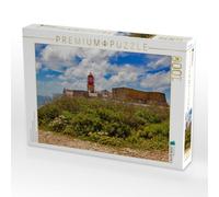 Puzzle · Der Leuchtturm am Ende der Welt | Algarve · 1000 pièces · Format assemblé 64 × 48 cm · CALVENDO Puzzle