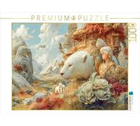 Puzzle · des Animaux étranges | Le garçon et l'ours polaire · 1000 pièces · Format assemblé 64 × 48 cm · CALVENDO Puzzle